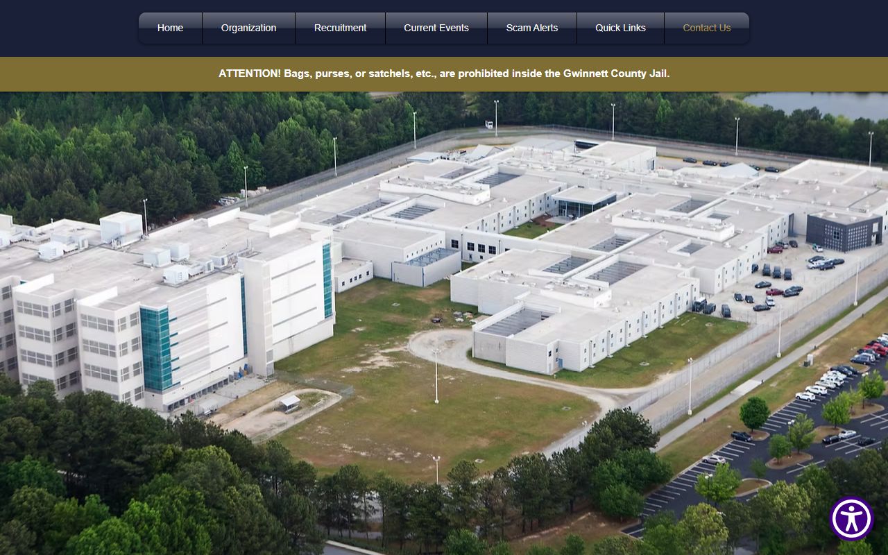 Gwinnett County Jail facility record and inmate population information