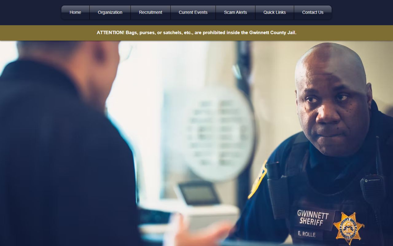 Gwinnett County inmate records open records request page